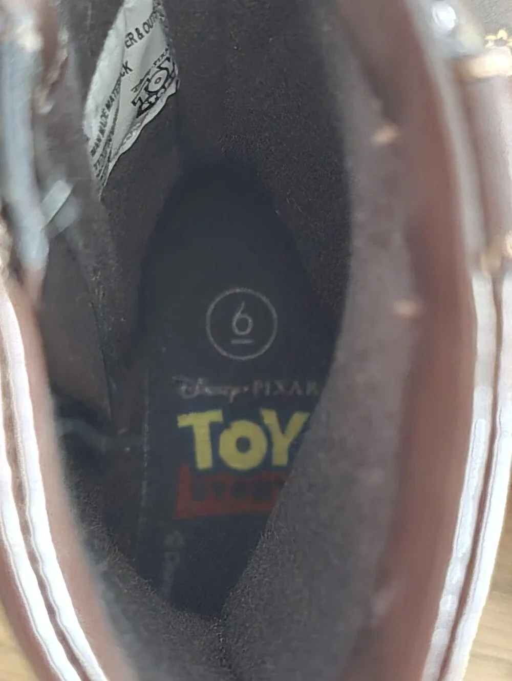 Toy Story Brown Western Cowboy Boots 6C